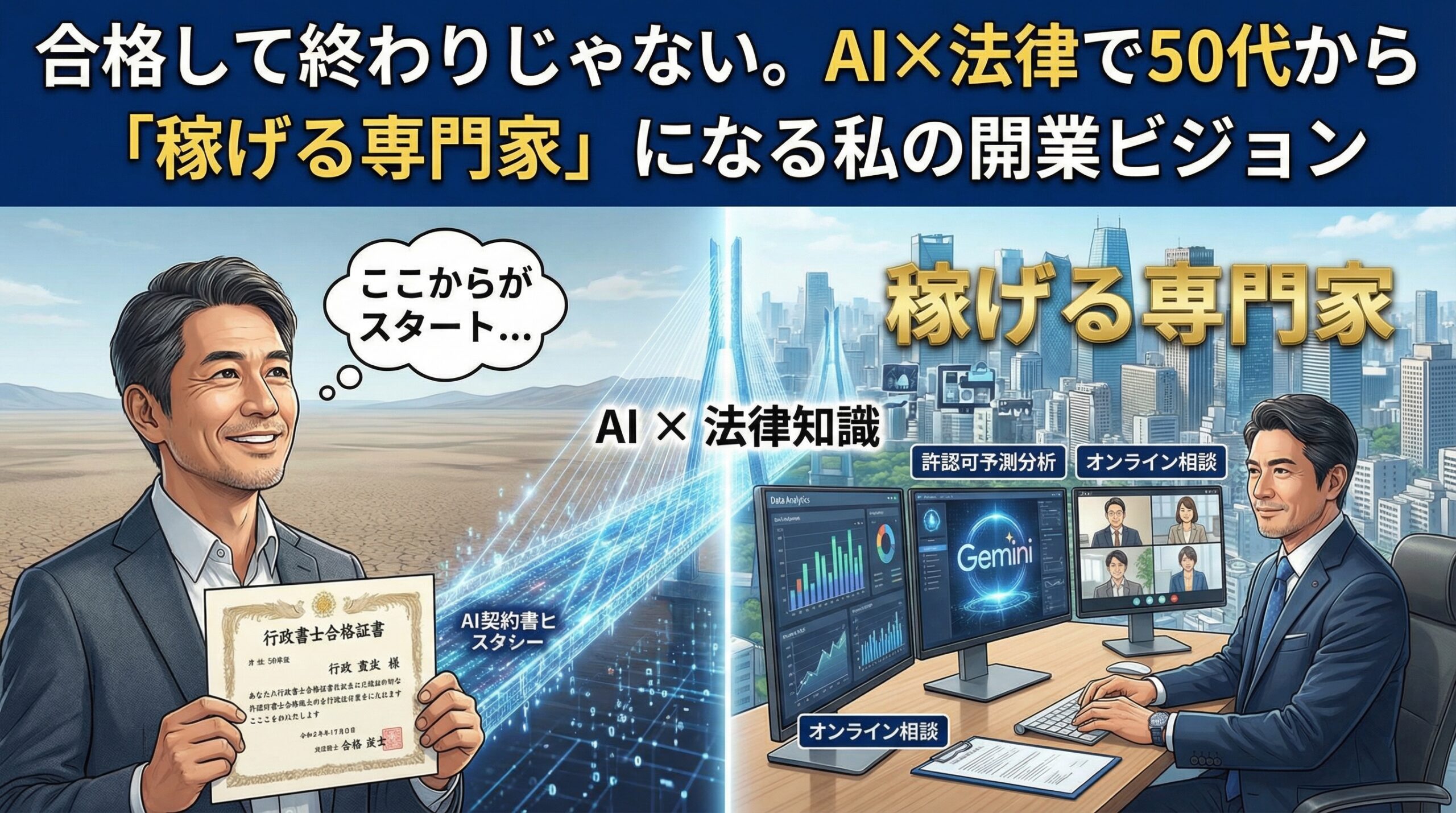 AI✕行政書士開業