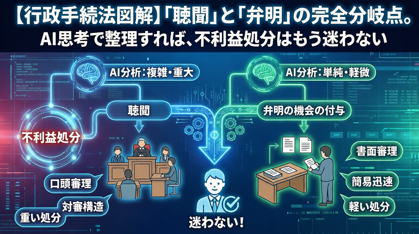 聴聞、弁明の手続き