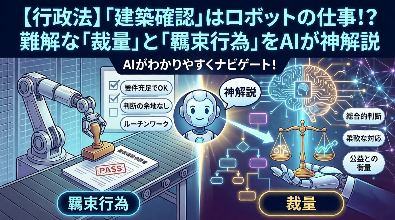 羈束行為と裁量について