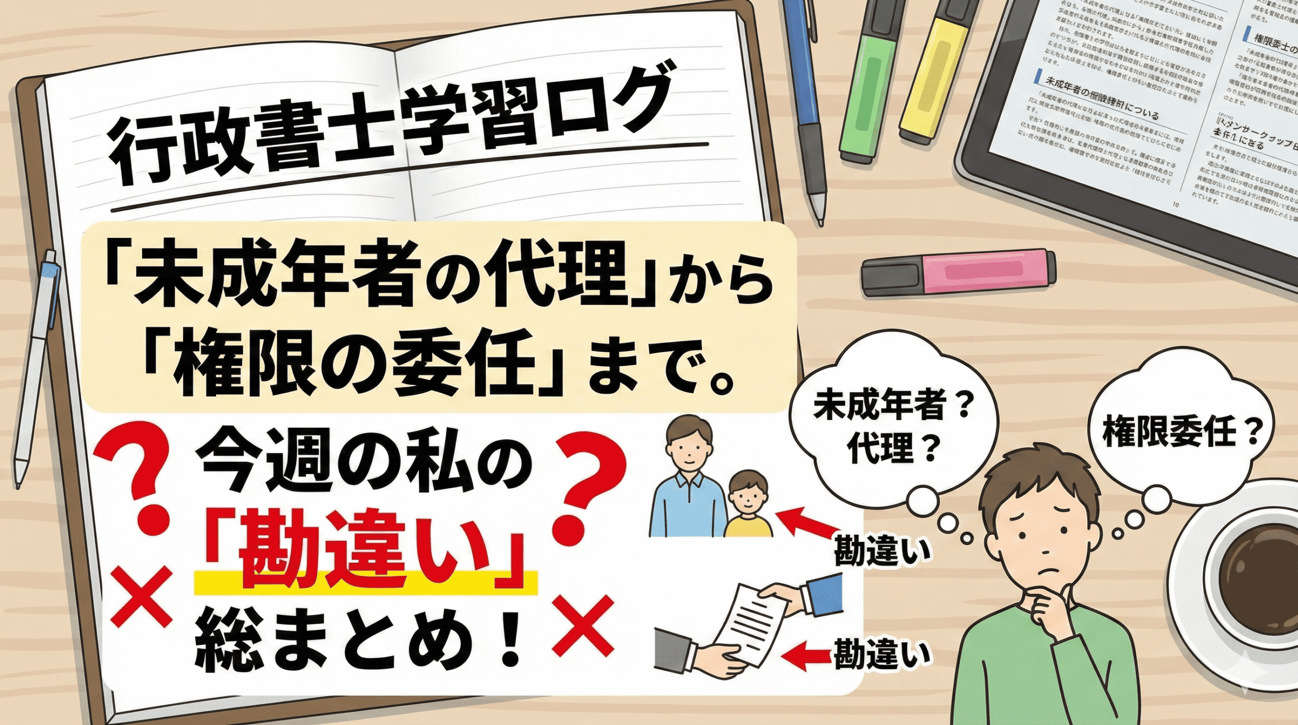 行政書士権限の委任の勘違い